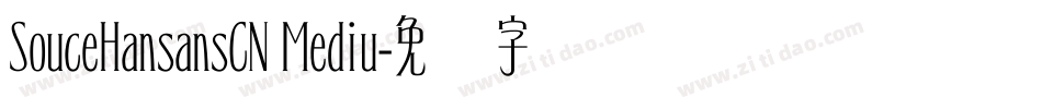 SouceHansansCN Mediu字体转换